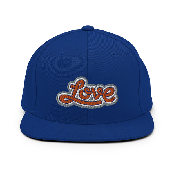 Women's "Love" Embroidered Snapback Hat