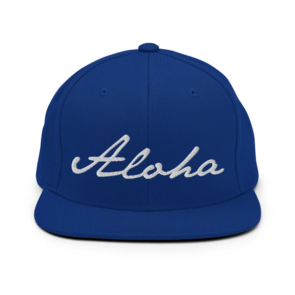 Women's "Aloha" Embroidered Snapback Hat