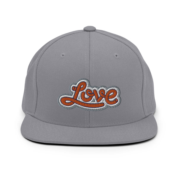 Women's "Love" Embroidered Snapback Hat