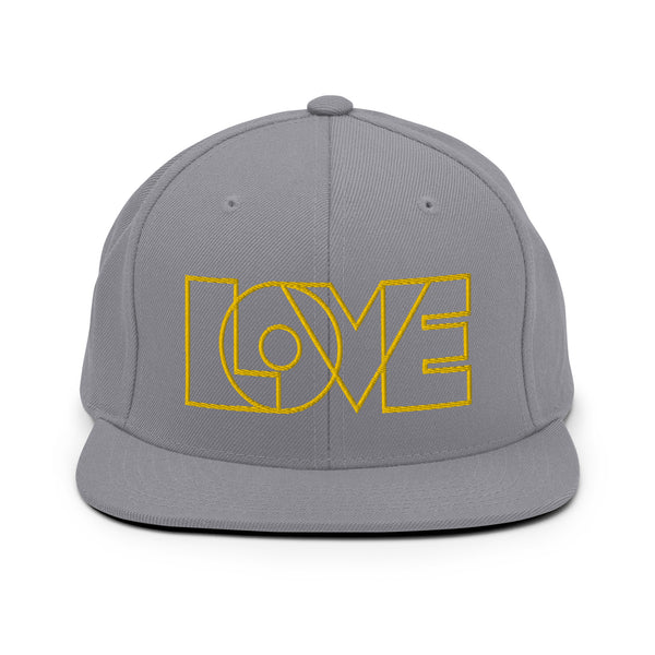 Women's "Love" Embroidered Snapback Hat