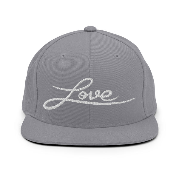 Women's "Love" Embroidered Snapback Hat