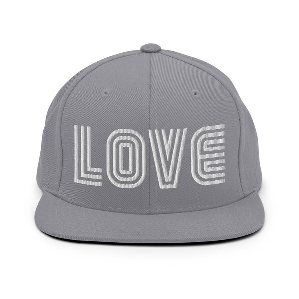 Women's "Love" Embroidered Snapback Hat