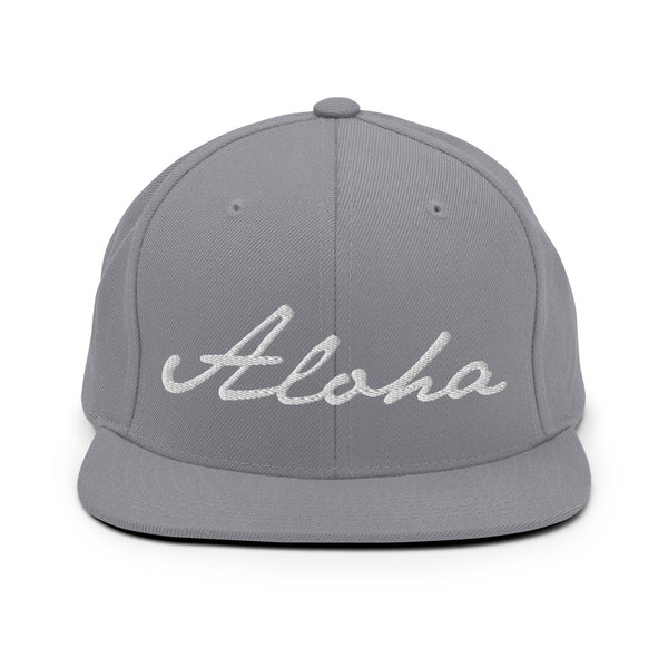 Women's "Aloha" Embroidered Snapback Hat