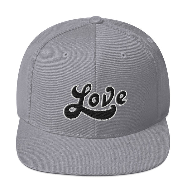 Women's "Love" Embroidered Snapback Hat