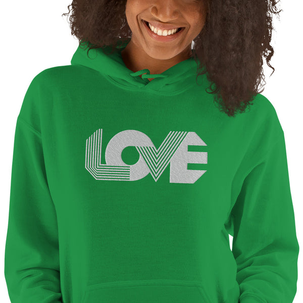 Women's "Love" Embroidered Hoodie