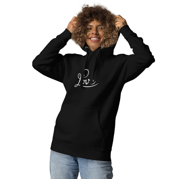 Women's "Love" Embroidered Hoodie