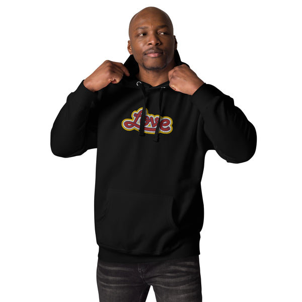 Men's "Love" Embroidered Hoodie