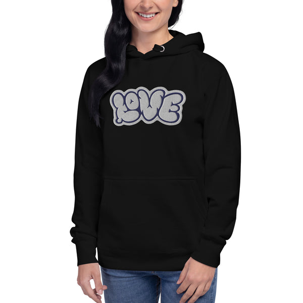 Women's "Love" Embroidered Premium Hoodie