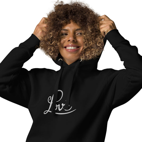 Women's "Love" Embroidered Hoodie