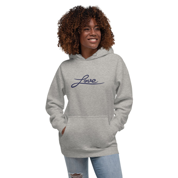 Women's "Love" Embroidered Hoodie