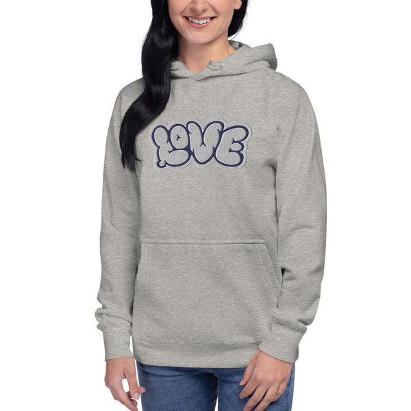 Women's "Love" Embroidered Premium Hoodie