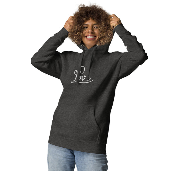 Women's "Love" Embroidered Hoodie