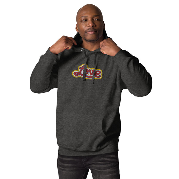 Men's "Love" Embroidered Hoodie