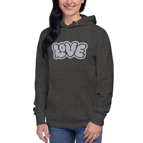 Women's "Love" Embroidered Premium Hoodie