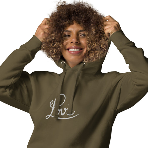 Women's "Love" Embroidered Hoodie