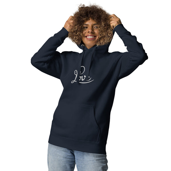 Women's "Love" Embroidered Hoodie