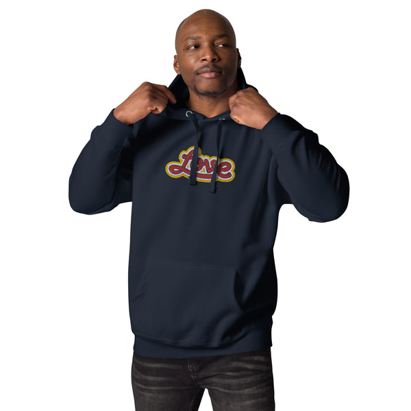 Men's "Love" Embroidered Hoodie