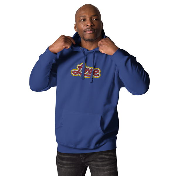 Men's "Love" Embroidered Hoodie