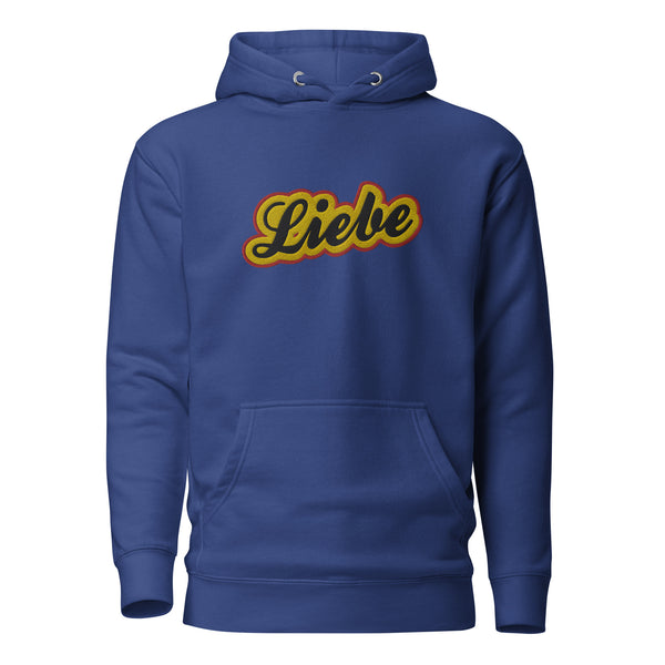 Men's "Liebe" Embroidered Premium Hoodie