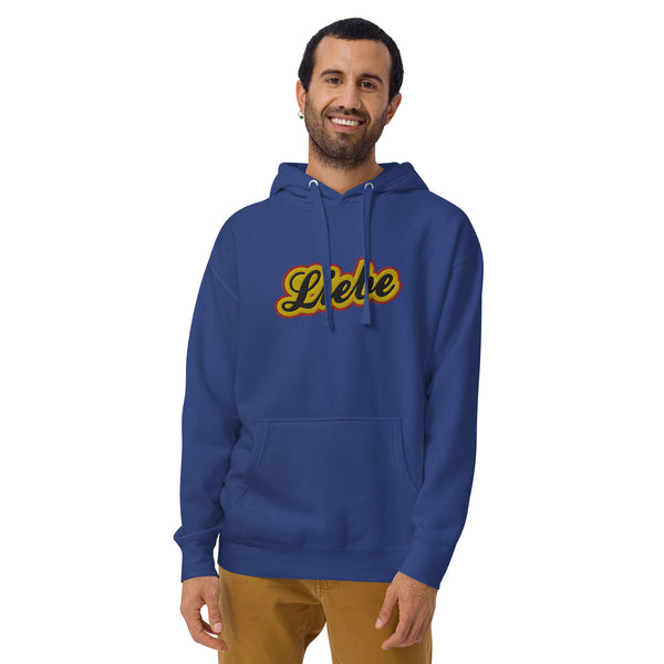 Men's "Liebe" Embroidered Premium Hoodie