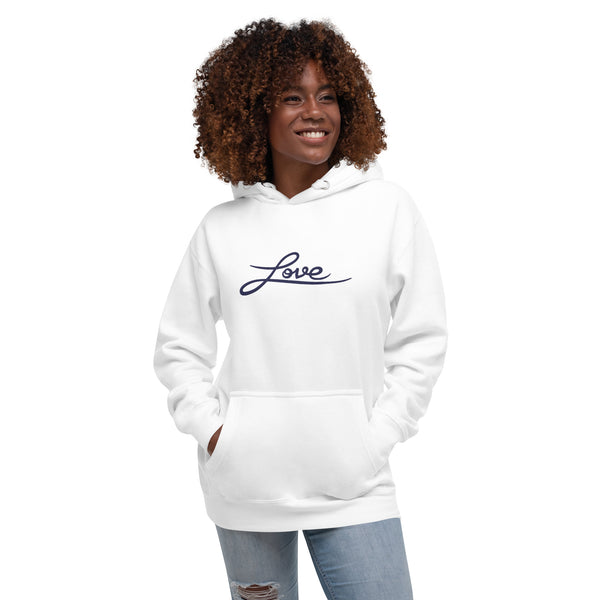 Women's "Love" Embroidered Hoodie