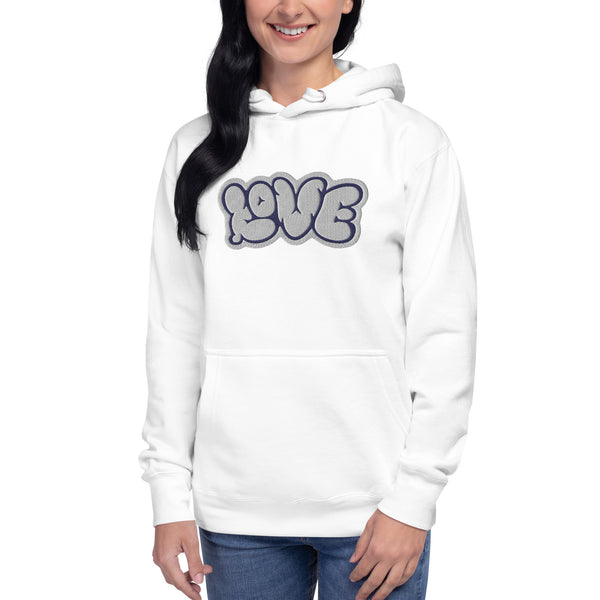 Women's "Love" Embroidered Premium Hoodie