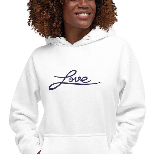 Women's "Love" Embroidered Hoodie