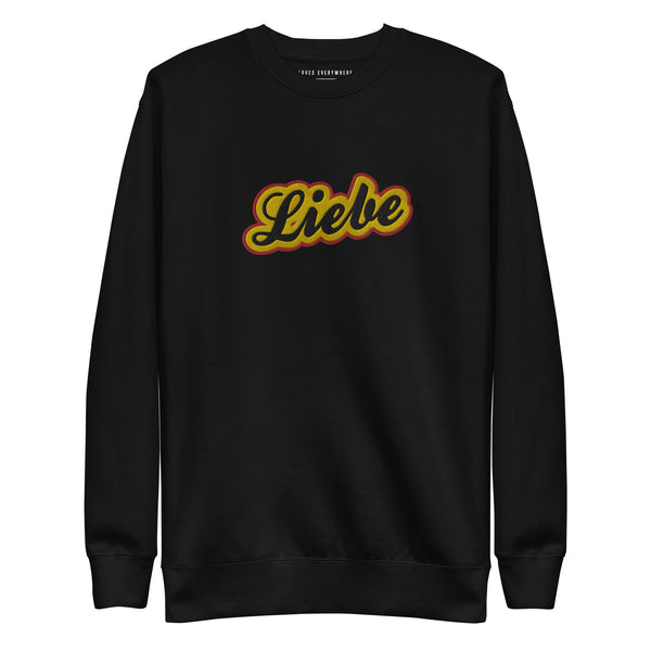 Men's "Liebe" Embroidered Premium Sweatshirt