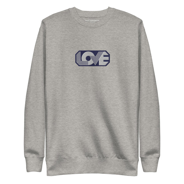 Men's "Love" Embroidered Premium Sweatshirt