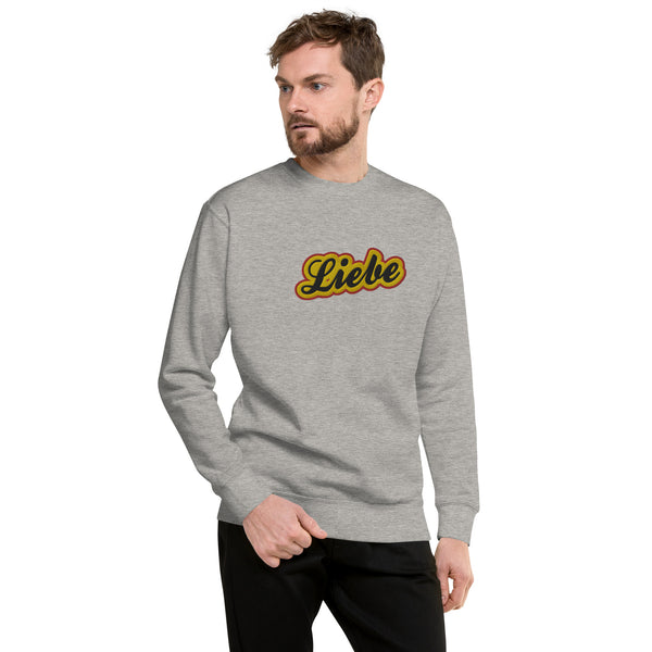 Men's "Liebe" Embroidered Premium Sweatshirt