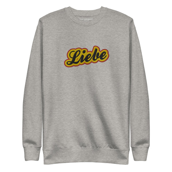 Men's "Liebe" Embroidered Premium Sweatshirt