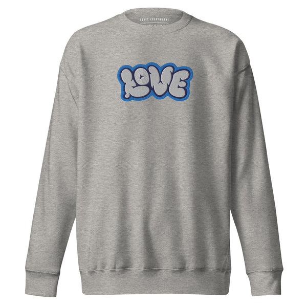 Women's "Love" Embroidered Premium Sweatshirt