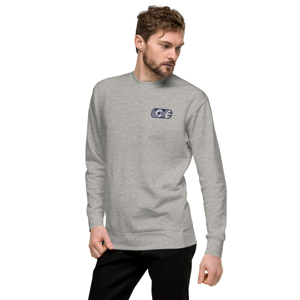 Men's "Love" Embroidered Premium Sweatshirt