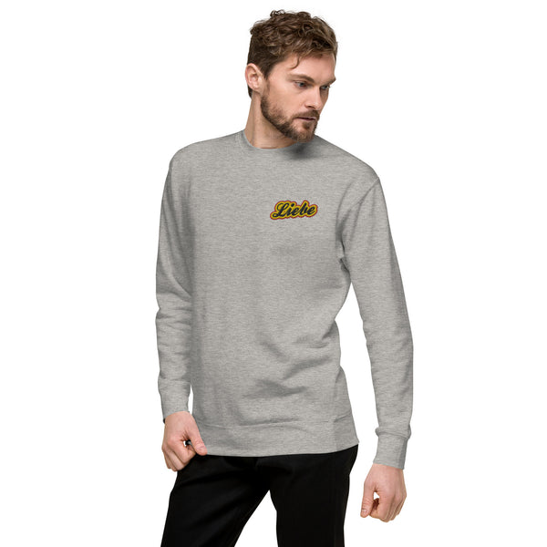 Men's "Liebe" Embroidered Premium Sweatshirt