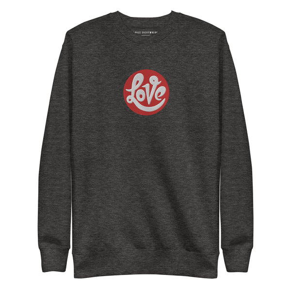 Men's "Love" Embroidered Premium Sweatshirt