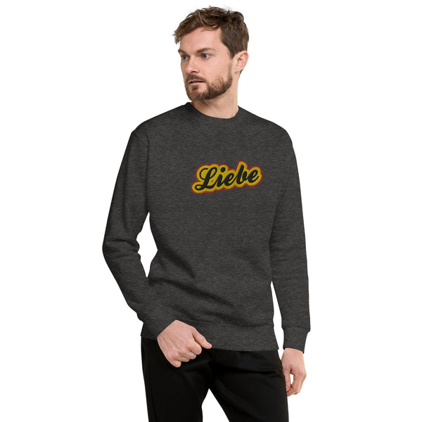 Men's "Liebe" Embroidered Premium Sweatshirt