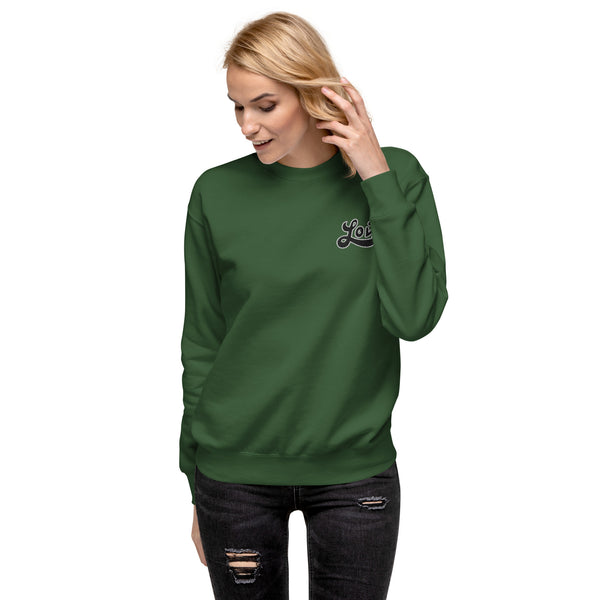 Women's "Love" Embroidered Premium Sweatshirt