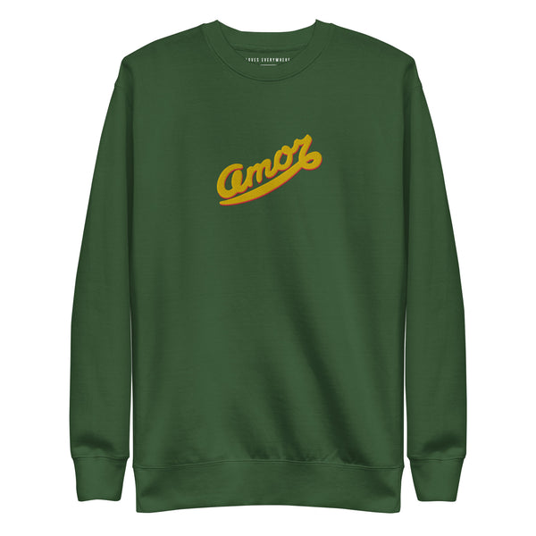 Men's "Love" Embroidered Premium Sweatshirt