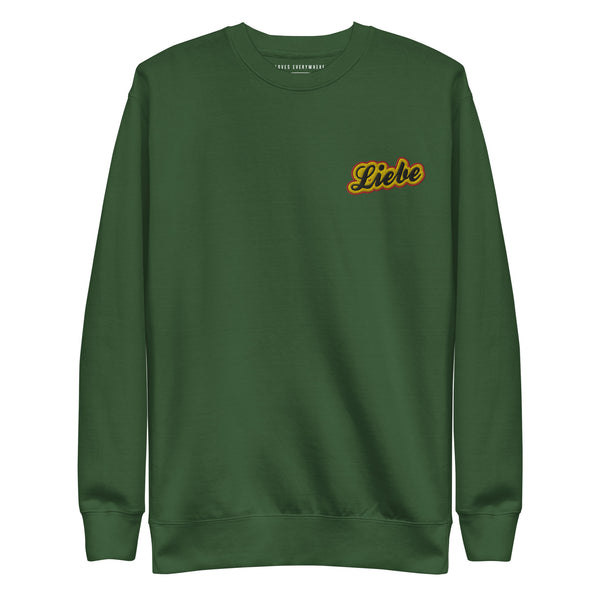 Men's "Liebe" Embroidered Premium Sweatshirt