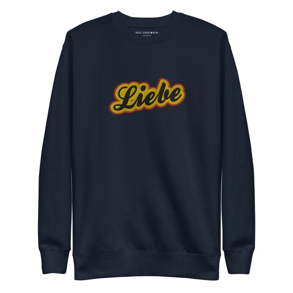 Men's "Liebe" Embroidered Premium Sweatshirt