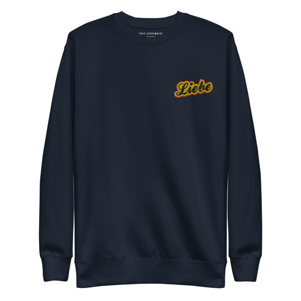 Men's "Liebe" Embroidered Premium Sweatshirt