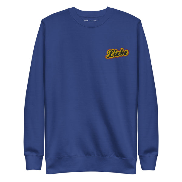 Men's "Liebe" Embroidered Premium Sweatshirt