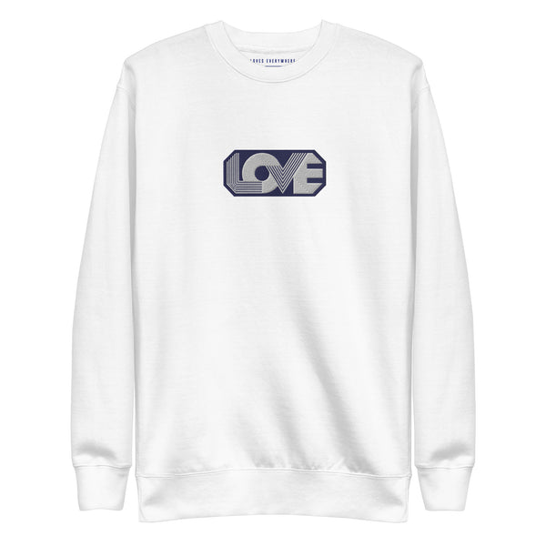 Men's "Love" Embroidered Premium Sweatshirt