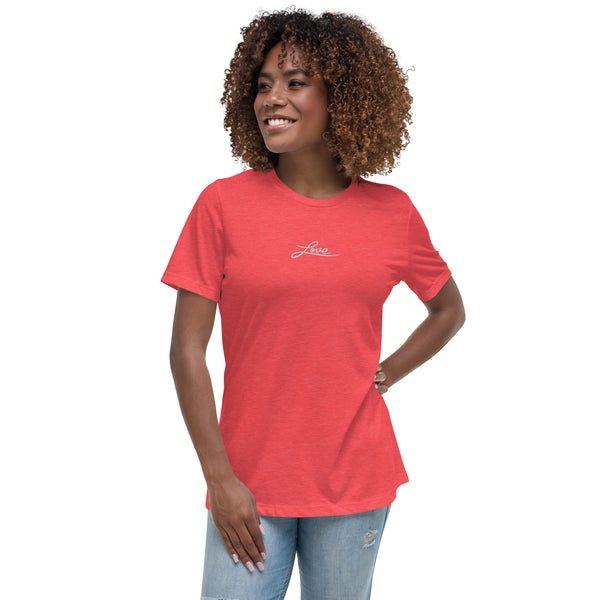 Women's "Love" Embroidered T-Shirt