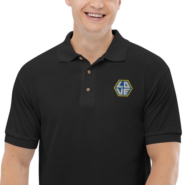 Men's "Love" Embroidered Polo Shirt