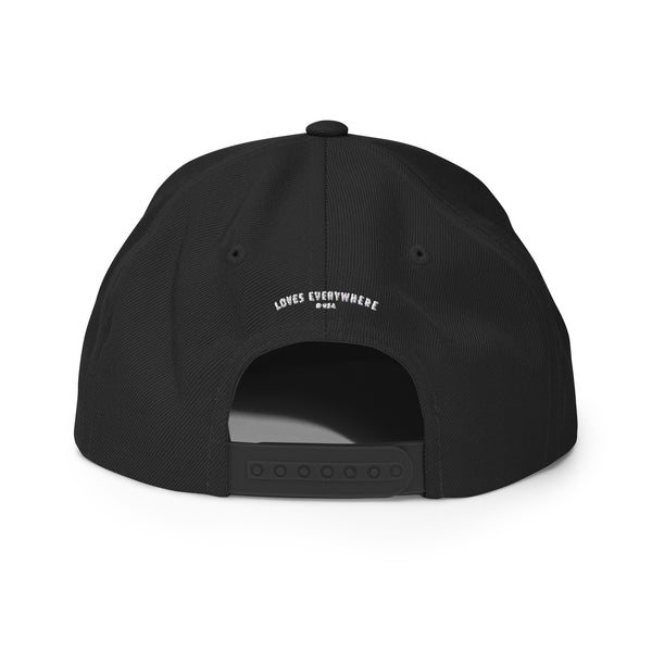 Men's "Love" Embroidered Snapback Hat