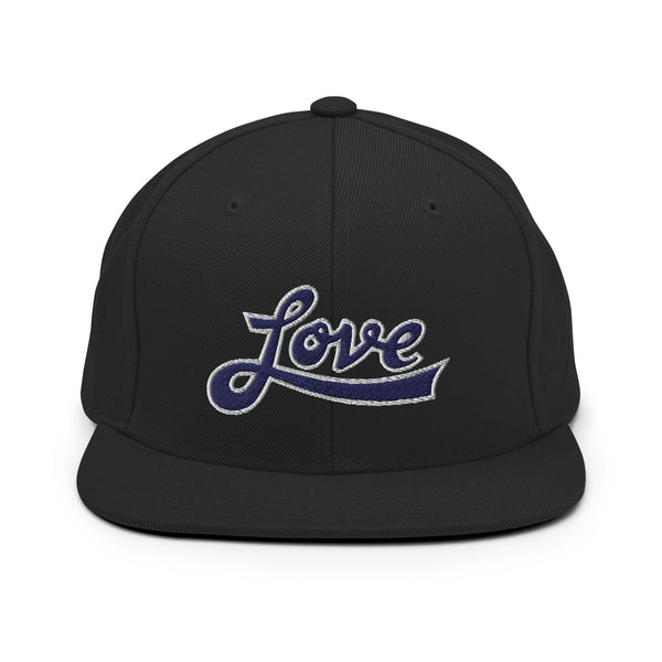 Men's "Love" Embroidered Snapback Hat