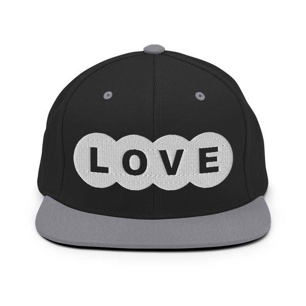 Men's "Love" Embroidered Snapback Hat