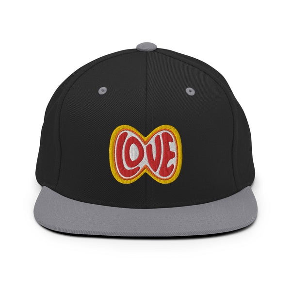 Men's "Love" Embroidered Snapback Hat