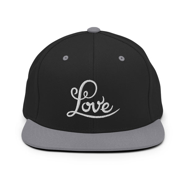 Women's "Love" Embroidered Snapback Hat